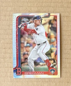 2025 Alex Bregman Topps Chrome SP Prizm Refractor Boston Red Sox - Bild 1 von 2