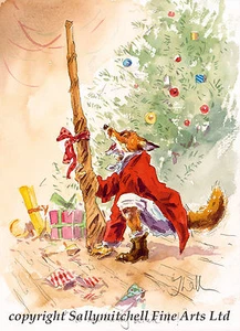 Funny Fox, Shooting Christmas Cards Pack de 10 por Jonathan Walker C386x - Imagen 1 de 1