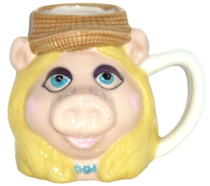 Taza de café Disney Miss Piggy figura Los Muffets cerámica - Imagen 1 de 5