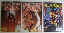 War of Kings Warriors Lot of 3 #1,2,Realm Marvel (2009) NM 1st Print Comic Books