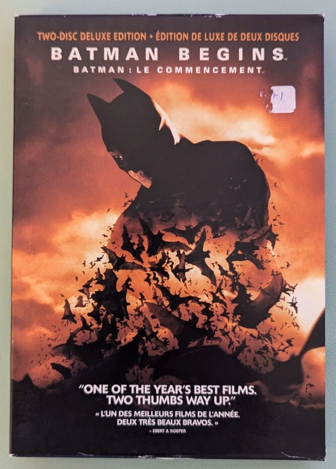 Batman Begins (DVD, 2005, Canadian, 2-Disc Set, Deluxe Edition) - Image 1 of 2