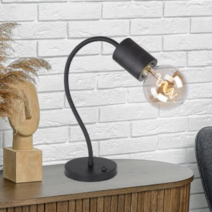Tischlampe Tischleuchte Leselampe Schlafzimmerleuchte Alu Flexo 1 flammig H 59cm - Bild 1 von 7