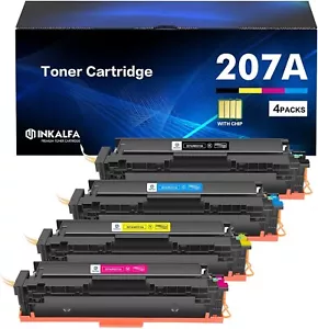 207A Toner (With Chip) Cartridge Multipack Compatible for HP 207A 207X Color Las - Picture 1 of 14