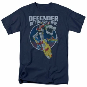 Voltron Defenders T Shirt Mens Licensed Cartoon Merchandise Navy - Picture 1 of 2