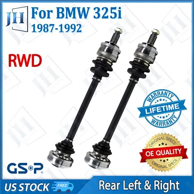 Juego de ejes de eje trasero OE para BMW 325i 325e 318i 325is M3 1987-92 tracción trasera Foto 1 de 4