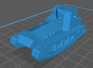 5x tanque Whippet británico de resina de la Primera Guerra Mundial 6 mm/ 1:300 - Imagen 1 de 1