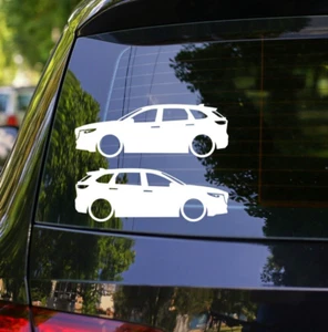 2x Lowered Car Silhouette Decal Stickers for Mazda Cx-9 (2016-2023) - Picture 1 of 3
