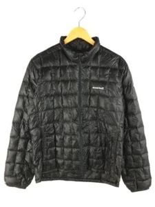 Mont-bell plasma 1000 down Jacket Genuine Size L Black with stuff bag #4 - Picture 1 of 7