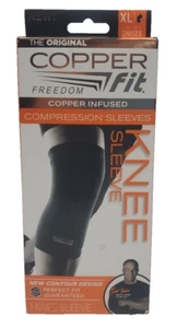 Copper Fit Freedom Copper Infused Compression 1 Knee Sleeve XL 16"- 18" - Picture 1 of 9