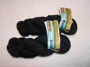 2 SKEINS - SWTC VESPERA- Hand dyed 100% merino wool  # 662 - COAL - 328 yds - Picture 1 of 2