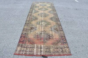 Bedroom Rugs, Vintage Rug, Colorful Rugs, 3.9x11.2 ft Runner Rug, Turkish Rugs - Imagen 1 de 6