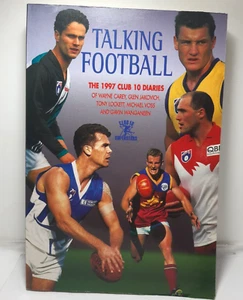 Talking Football The 1997 Club 10 Diaries Carey P/B 1997 signed Wanganeen - Picture 1 of 7