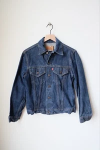 Chaqueta de Jean De colección Años 70 Levis 70505 0217 Tipo 3 Abrigo HECHO EN EE. UU. 38 Camionero - Imagen 1 de 7