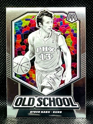2019-20 Panini Mosaic Basketball - STEVE NASH - Old School Chrome Insert - Image 1 of 2