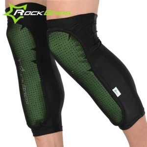 RockBros Radfahren Knieschützer Schienbeinschützer Wadenschutz Beinhülle schwarz grün - Bild 1 von 6