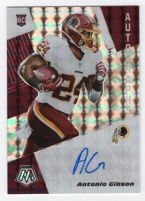 2020 Mosaic Antonio Gibson Mosaic Prizm Rookie Auto RC #RA27 Redskins - Image 1 of 2