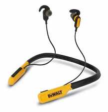 DEWALT Jobsite Pro Neckband Wireless Earphones - Black/Yellow