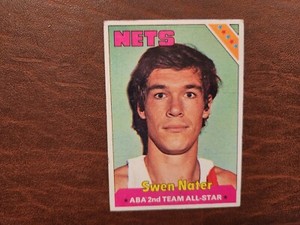 1975-76 Topps Basketball Swen Nater All Star #231 New York Nets