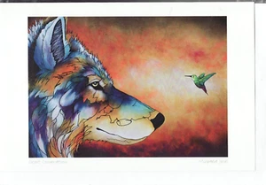 DESERT CONVERSATIONS - by Shoshone NV, Micqaela Jones - New 6" x 9" Art Card - Picture 1 of 1