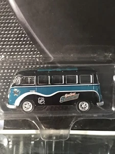 NHL San Jose Sharks Volkswagen Bus By Johnny Lightning - Picture 1 of 6
