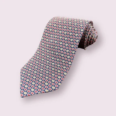 Corbata Jos A Bank Colección Ejecutiva Corbata Geométrica Fruta Manzana 100% Seda Foto 1 de 4