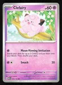 Clefairy 035/165 Regular Near Mint Pokemon TCG Scarlet & Violet 151 - Picture 1 of 1