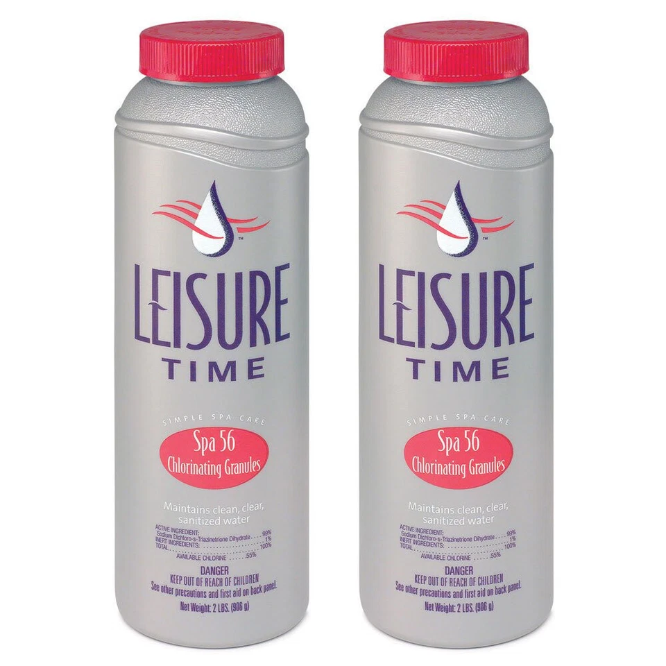 Leisure Time Spa 56 Chlorinating Granules 2 Pack