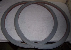 Kenda Bicycle / Wheelchair Tires Grey 24" x 1 3/8" NEW - Picture 1 of 3