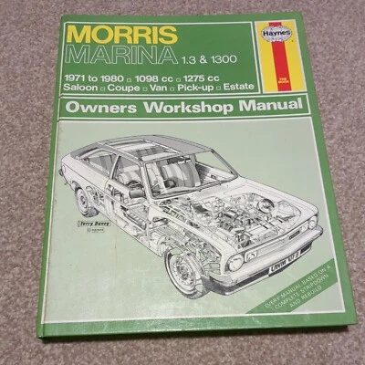 Haynes workshop manual for Morris marina 1.3 - Image 1 of 4