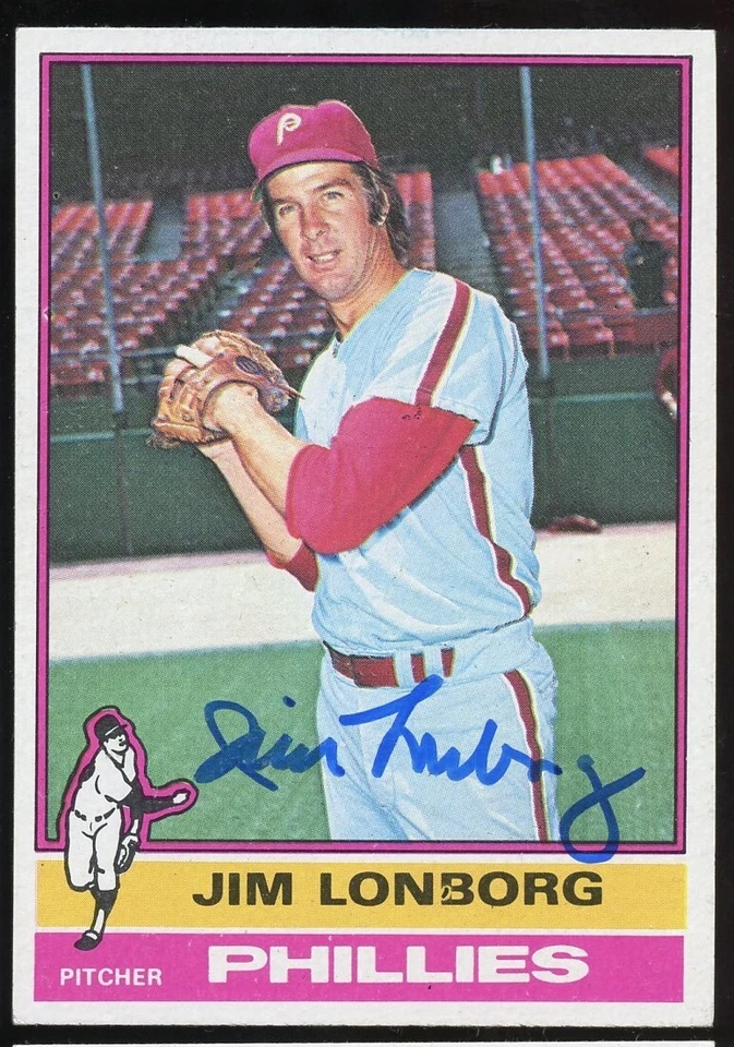 Jim Lonborg #271 signed autograph auto 1976 Topps Baseball Trading Card - Image 1 of 1