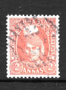 1939-42 ORCHHA, ORCHA,SG37 CAT £120 FINE USED, 2 ANNA, KGVI,INDIA,INDIAN STATES - Picture 1 of 1