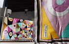 Rare Limited EMILIO PUCCI THROW BLANKET or WALL ART Signed Silk Mod Bubble Print