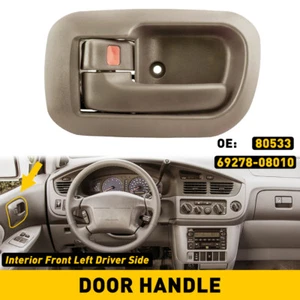 Front Left Driver Side Beige Bezel Inner Door Handle for Toyota Sienna 1998-2003 - Picture 1 of 11