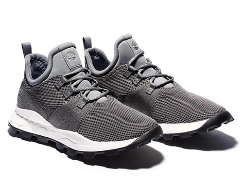 Timberland Brooklyn Flexi Knit Oxford Medium Grey Knit scarpe da uomo sneaker 41