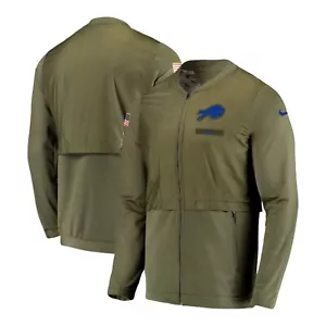 Herren Nike Team Bekleidung Reißverschluss BÜFFELRECHNUNGEN NFL SALUTE TO SERVICE Jacke M - Bild 1 von 5