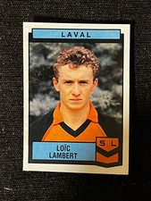 1988 LOIC LAMBERT LAVAL PANINI FOOT STICKER # 89 RECUP REMOVED