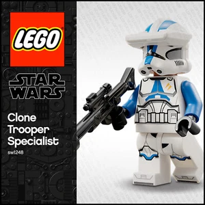 GENUINE LEGO Star Wars Minifigure 501st Clone Trooper Specialist sw1248 75345 - Picture 1 of 1