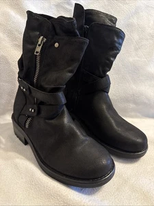 Bota Sawyer Carlos by Carlos Santana Negra, Talla 7 M Media pantorrilla/tobillo, Cremallera. S12 - Imagen 1 de 8