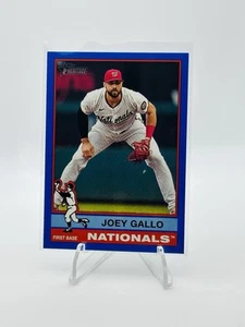 2025 Topps Heritage Joey Gallo #72 Dark Blue Border Nationals - Picture 1 of 2