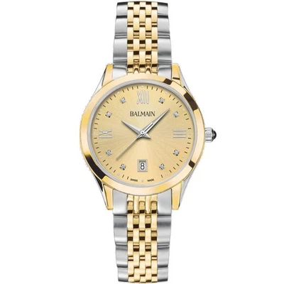 Balmain Classic R 34 毫米黄色表盘女士腕表 B43123125U — 第 1/4 张图片