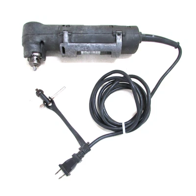 BLACK & DECKER INDUSTRIAL 3/8” SHORTY RIGHT ANGLE CORDED ELECTRIC DRILL #1165 - Image 1 of 4