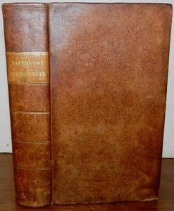 THE HARMONY OF DIVINE TRUTH, Seth Williston. Utica 1836 1stEd Protestant Thelogy - Picture 1 of 8