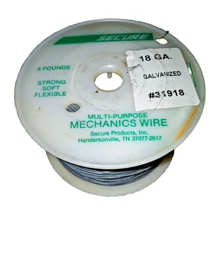 Productos seguros galvanizado mecánico alambre multiusos 18 calibres  Foto 1 de 2