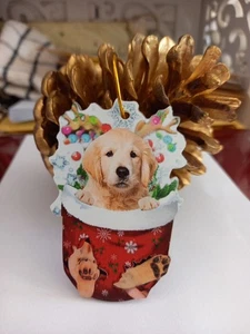Goldener Labrador Christbaumschmuck - Bild 1 von 2