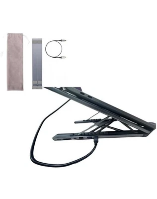 USB-C Laptop Docking Station Stand - 7-in-1 Hub With 6 Functional Ports - Image 1 of 4