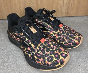 Brooks Women’s 11B Launch 8 Leopard Print Sneakers 1203731B747 - Picture 1 of 8