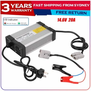 Lithium 14.6V AC/DC 12V 20A Multi-Battery Charger For Lithium Iron LiFePO4 NEW - Picture 1 of 11