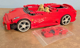 Rare Lego Racers 8671 FERRARI F430 Spider 1:17 Building Car Toy 2006 Retired INC
