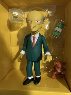 Playmates Toys Simpsons MR. BURNS Faces Of Springfield Action Fig 2002 LOOSE - Image 1 of 4