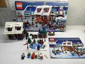 Lego Winter Village Bakery Set 10216 - All Pieces & Instructions.  No Stickers.